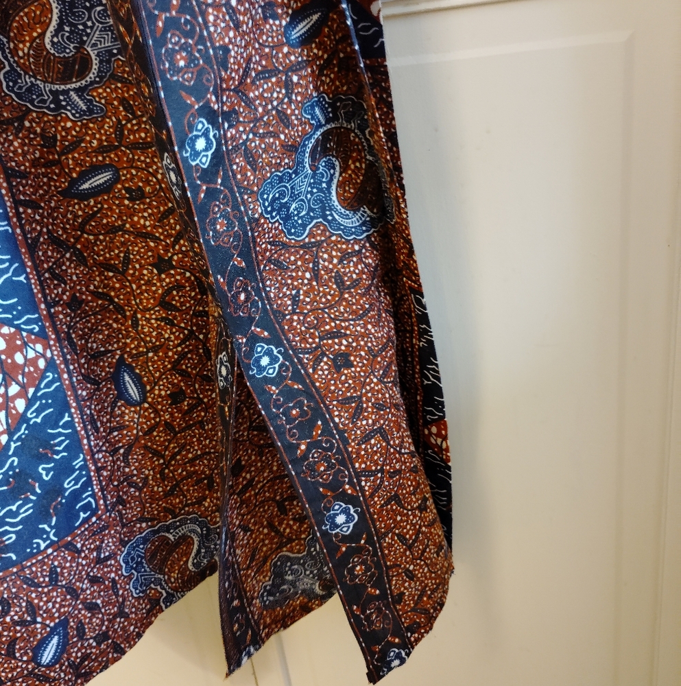 African Dashiki Multicolor Patterned Dress - Picture 5 of 5